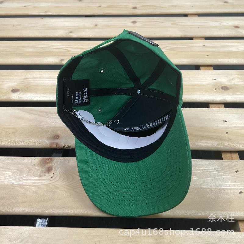 AMI Paris Logo Embroidered Two-Tone Baseball Cap - 29