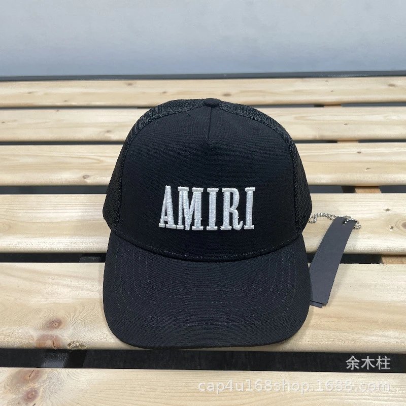 AMI Paris Logo Embroidered Two-Tone Baseball Cap - 44