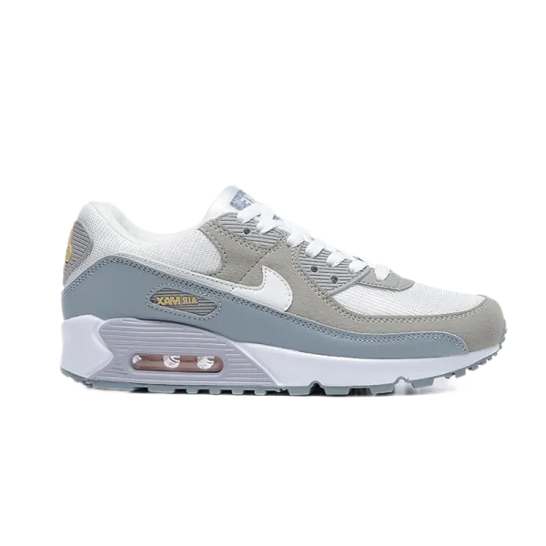 Nike Air Max 90 Light Aqua Gray Sneakers - 3