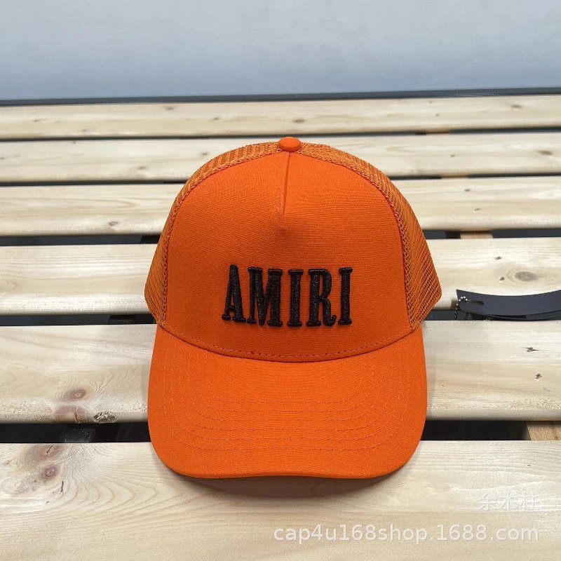 AMI Paris Logo Embroidered Two-Tone Baseball Cap - 52