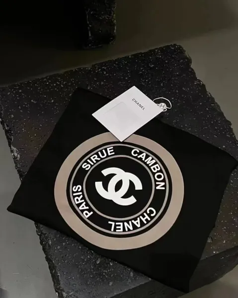 Chanel Sirue Cambon Logo T-Shirt Black - 1