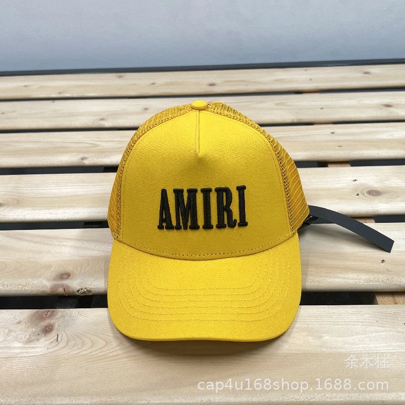 AMI Paris Logo Embroidered Two-Tone Baseball Cap - 50