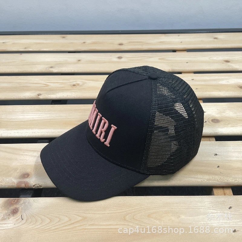 AMI Paris Logo Embroidered Two-Tone Baseball Cap - 57