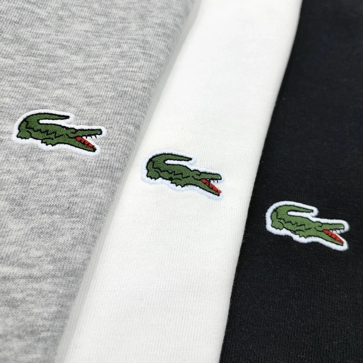 Lacoste Classic Crewneck Sweatshirt White - 6