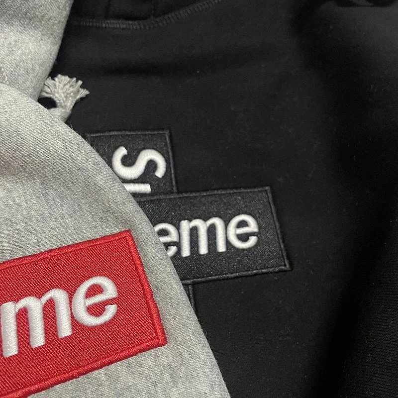 Supreme Box Logo Hoodie Gray - 6