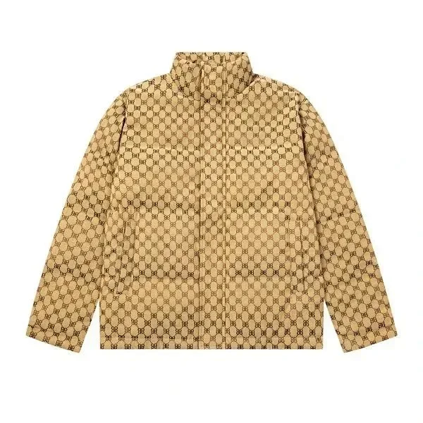 Gucci Down Jackets Hooded monogram puffer jacket product detail image 2