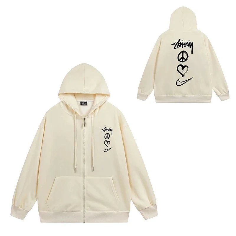 Stüssy 8-Ball Zip-Up Hoodie Black - 7