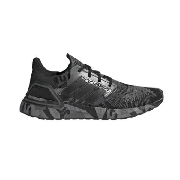 Adidas Ultraboost 21 Black Red Yellow Running Shoes - 8