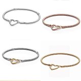 Pandora Heart Lock Snake Chain Bracelet [30 styles]
