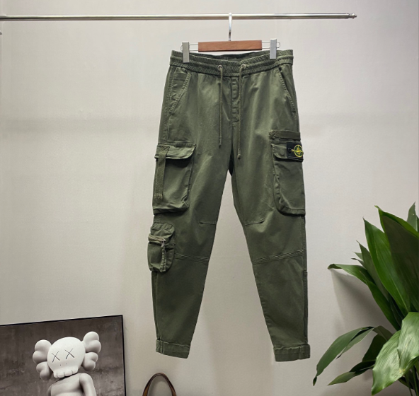 Stone Island Cargo Pants Army Green Pants - 1