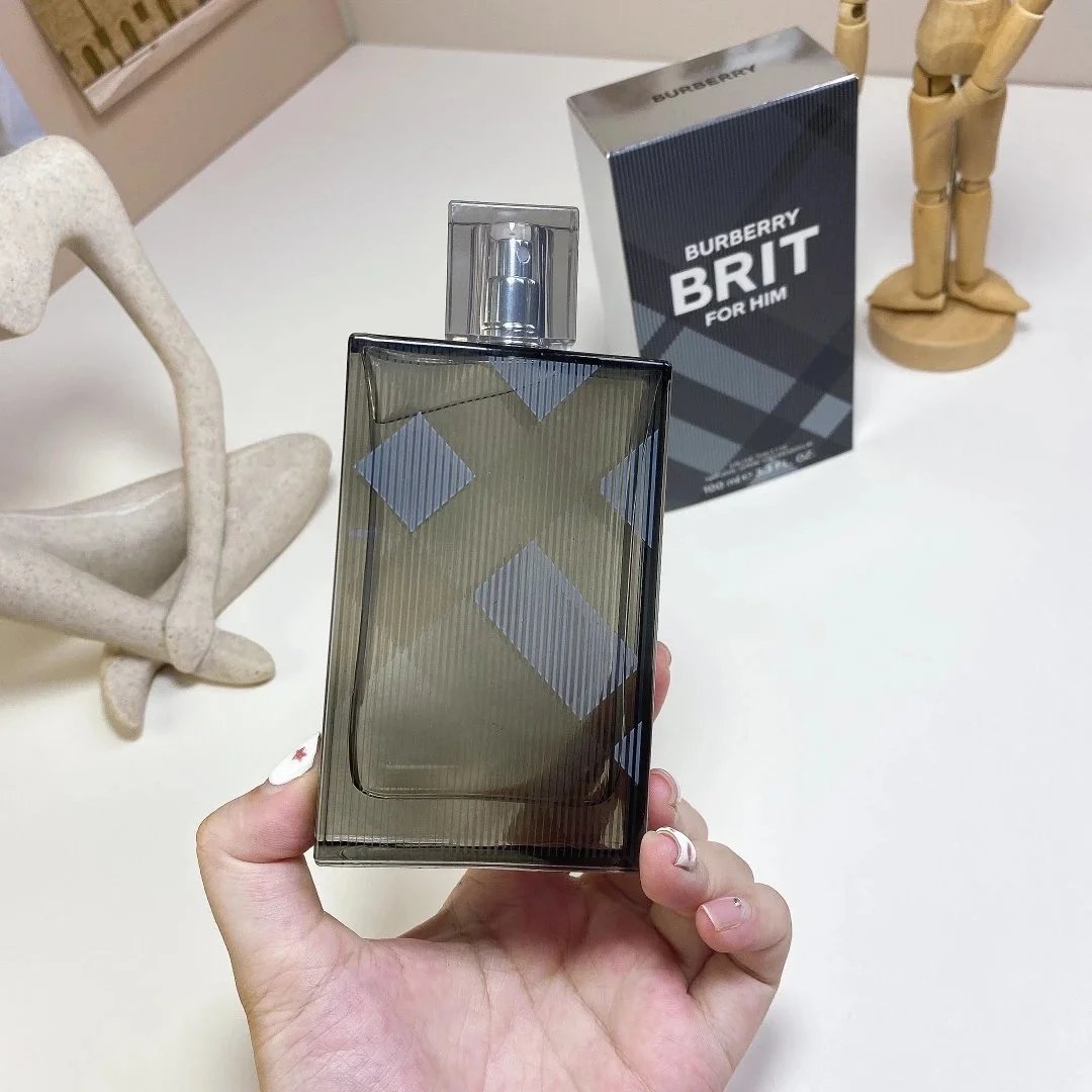 Burberry Brit For Him Eau de Toilette Gray Bottle Perfume - 1