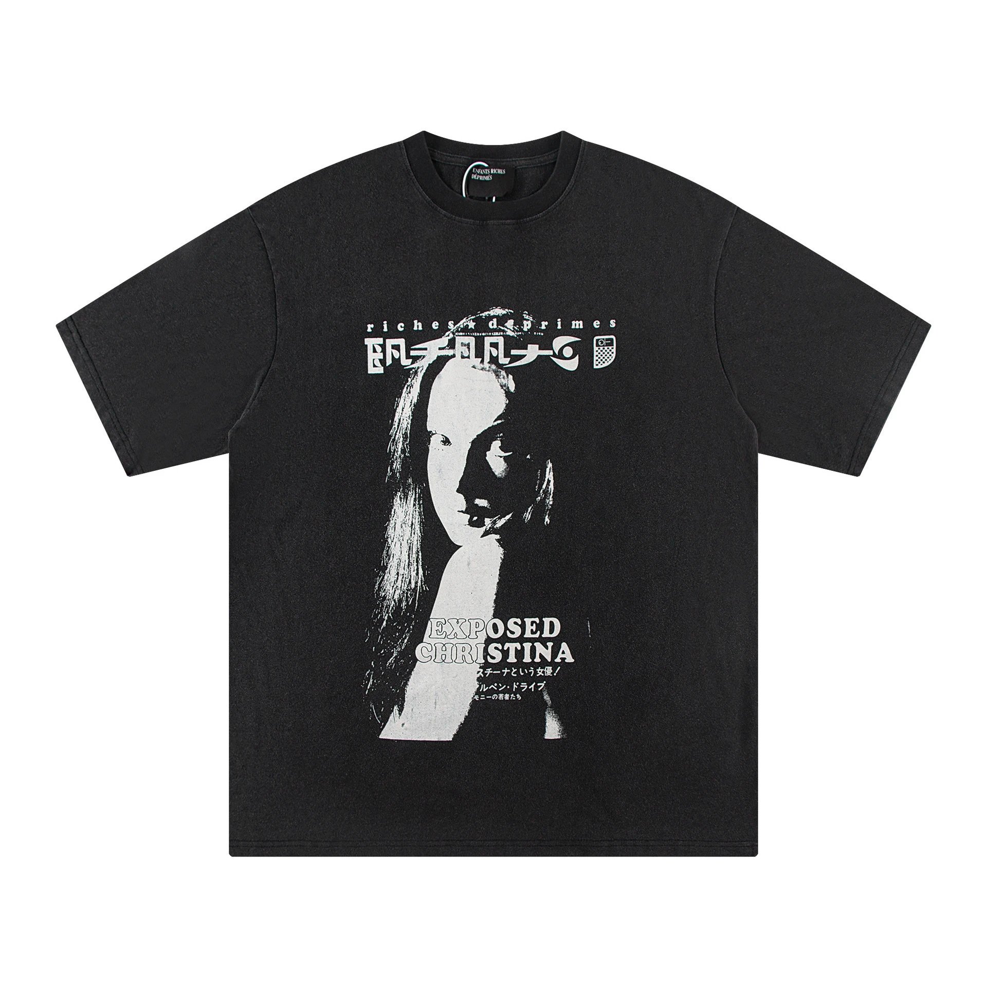 GRA Ideology Materialised Black Graphic T-Shirt - 16