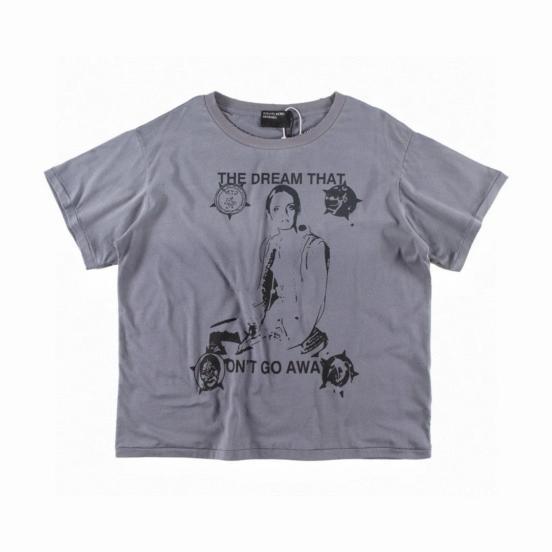 GRA Ideology Materialised Black Graphic T-Shirt - 28