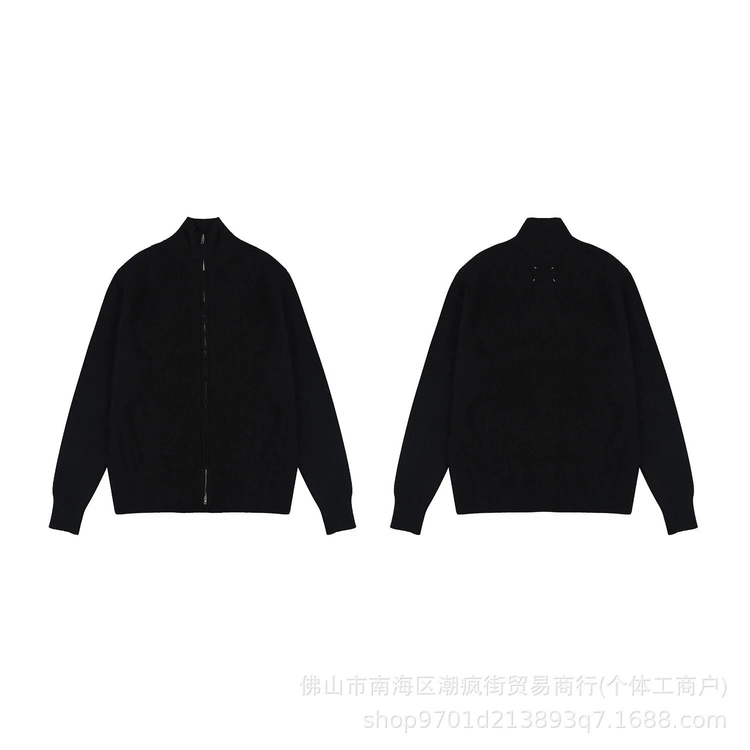 黑色拉链外套27