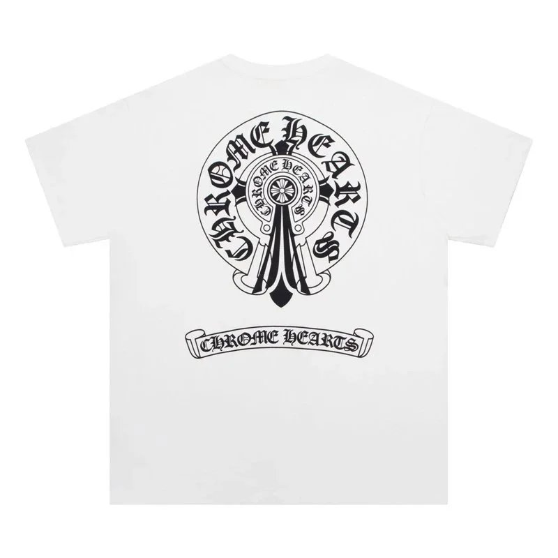 Chrome Hearts Multicolor Cross Cluster Black T-Shirt - 10