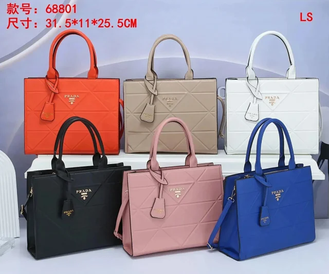 Prada Handbags Top-Handle Satchel with Detachable Shoulder Strap product detail image 7