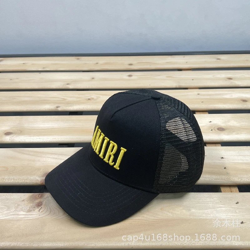 AMI Paris Logo Embroidered Two-Tone Baseball Cap - 43