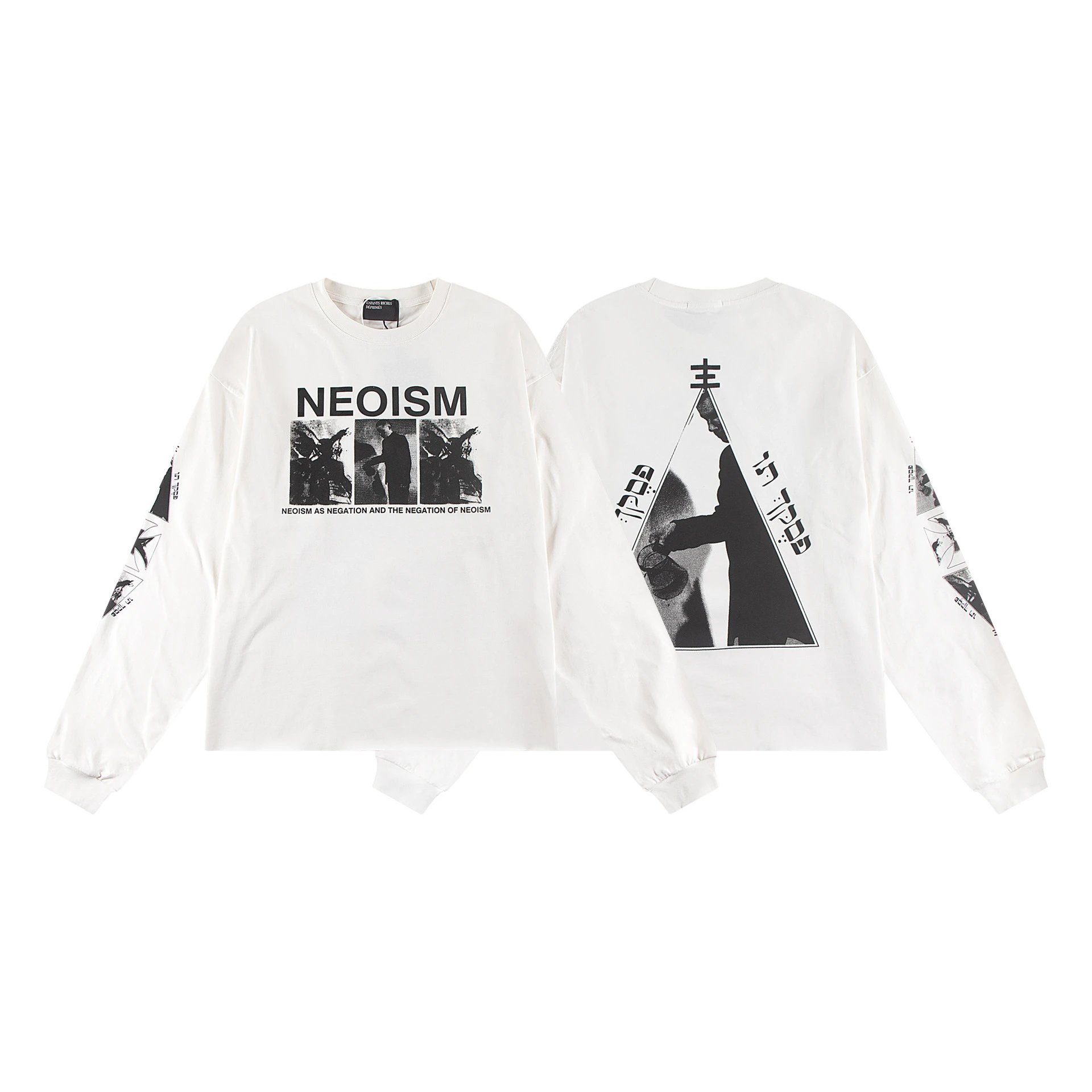 GRA Ideology Materialised Black Graphic T-Shirt - 18