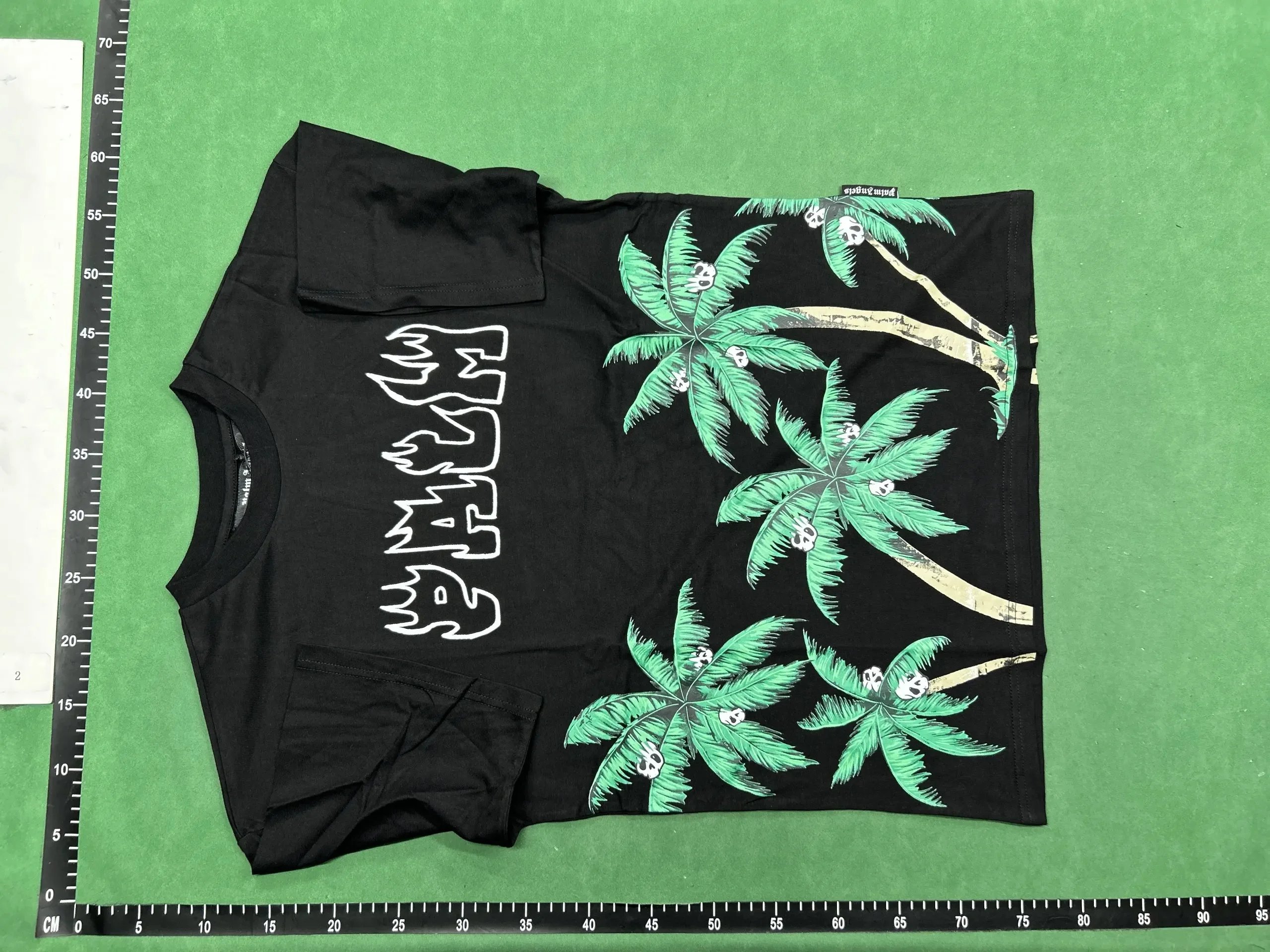 Palm Angels Shanghai Graphic T-Shirt Black - 3