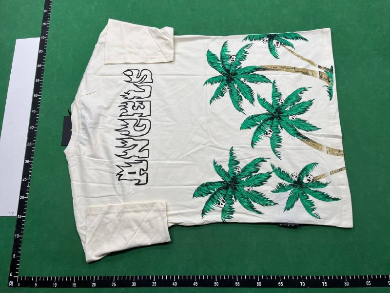 Palm Angels Shanghai Graphic T-Shirt Black - 4