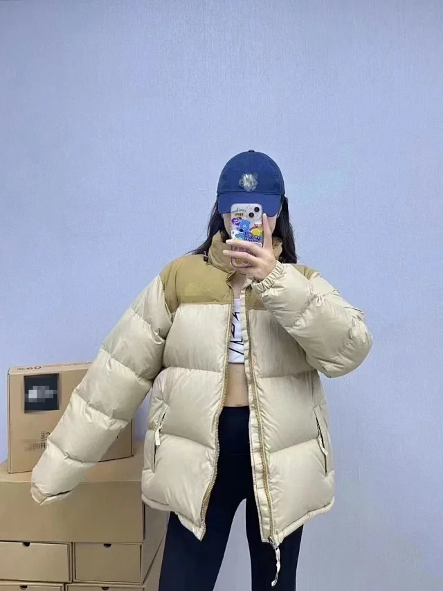 The North Face Down Jackets 1996 Nuptse Color-Block Puffer Jacket product detail image 9