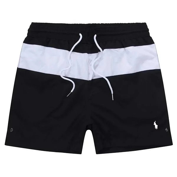 Polo Ralph Lauren Colorblock Swim Trunks Black / White Shorts Swimwear product listing in Litbuy spreadsheet finds