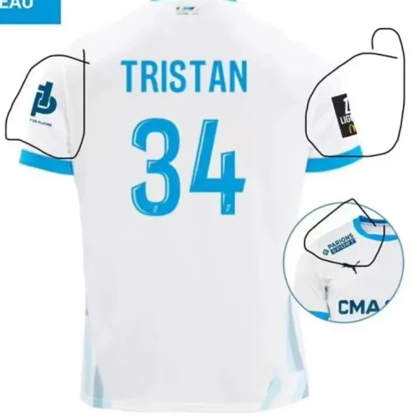 Olympique de Marseille x Puma 2023-24 Third Jersey White/Blue - 1
