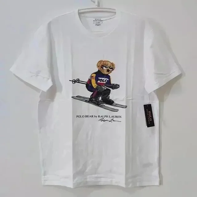 Ralph Lauren T-Shirts Polo Bear ski graphic product detail image 2