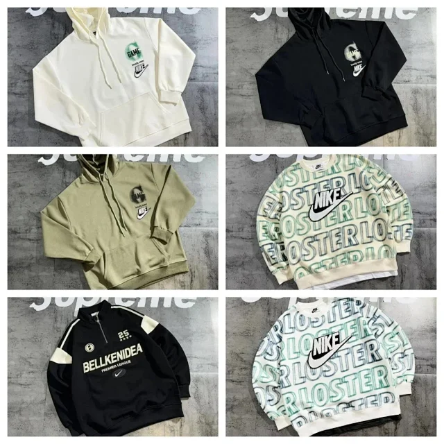 Nike Hoodies & Sweatshirts Crewneck Logo-Print Sweatshirt product detail image 3