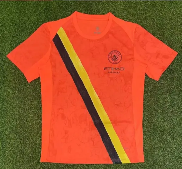 Manchester City x Puma Third Kit 2023-24 Orange Jersey - 19