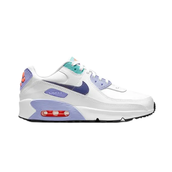 Nike Air Max 90 Beige Purple Pink Running Shoes - 21