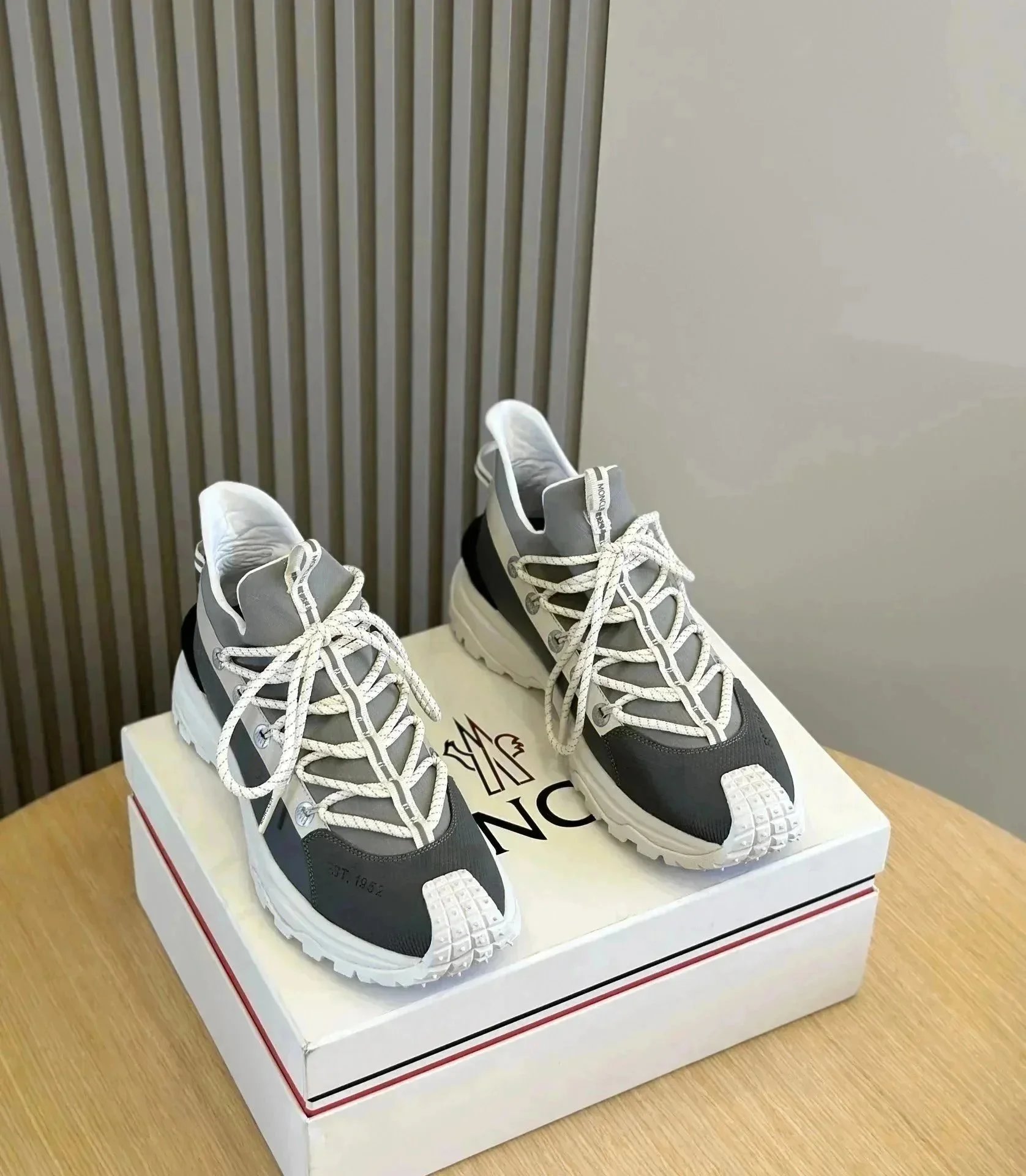 Maison Margiela Tabi Trail Sneakers Gray Black White Sneakers
