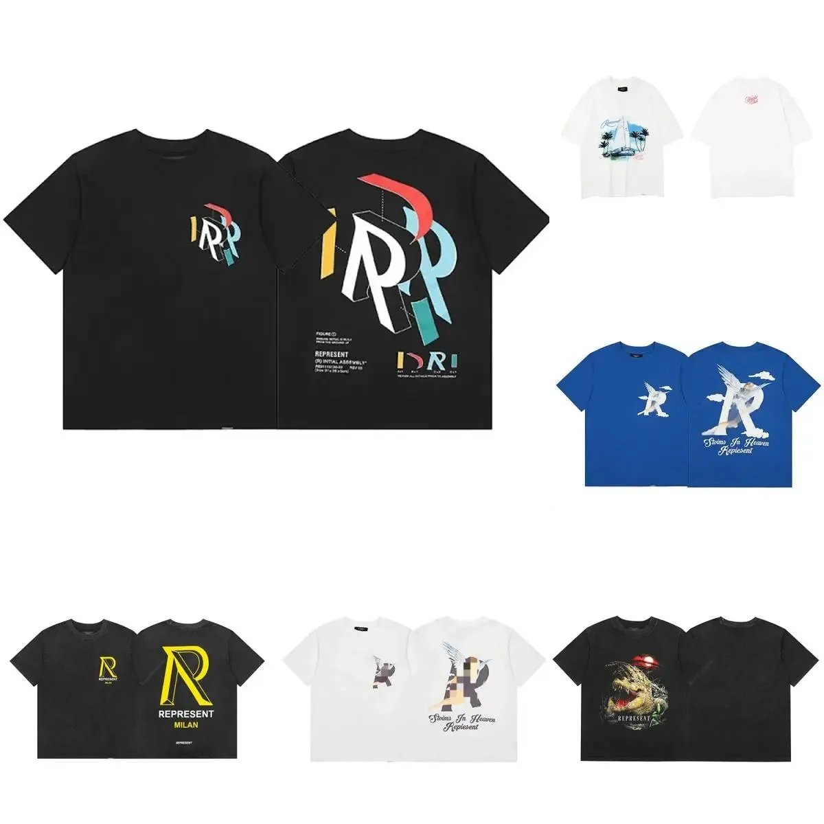 Represent R-Logo Graphic T-Shi