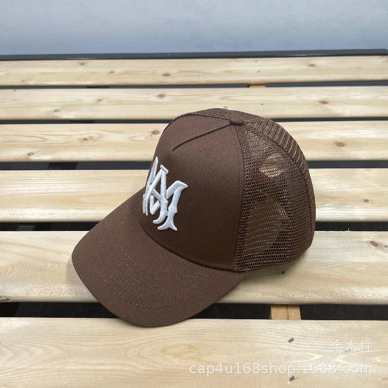 AMI Paris Logo Embroidered Two-Tone Baseball Cap - 15