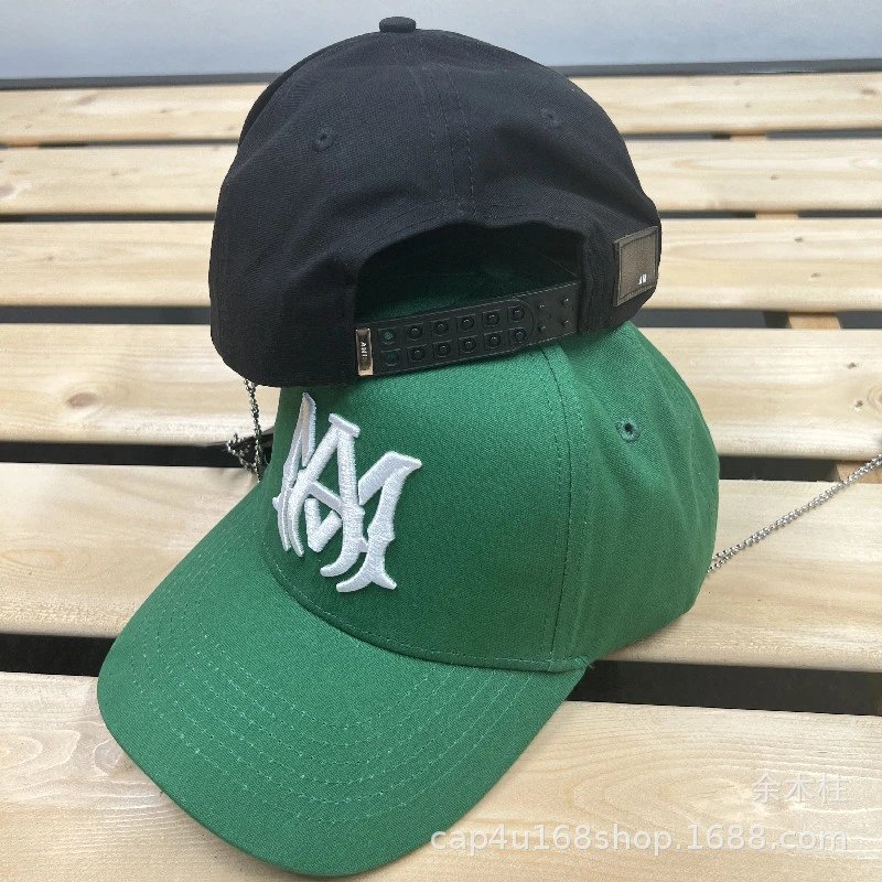 AMI Paris Logo Embroidered Two-Tone Baseball Cap - 22