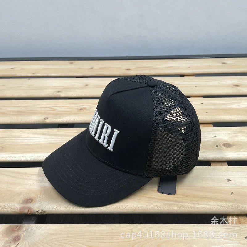 AMI Paris Logo Embroidered Two-Tone Baseball Cap - 45
