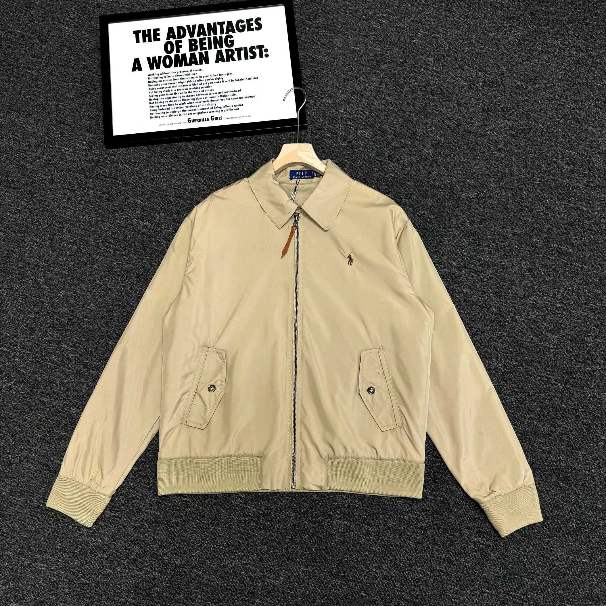 Ralph Lauren Polo Windbreaker Beige Jacket - 1