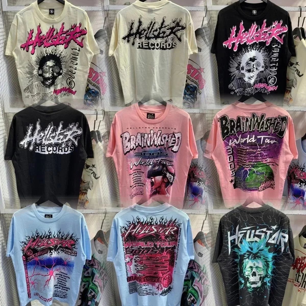 Hellstar Records Graphic T-Shirt Collection