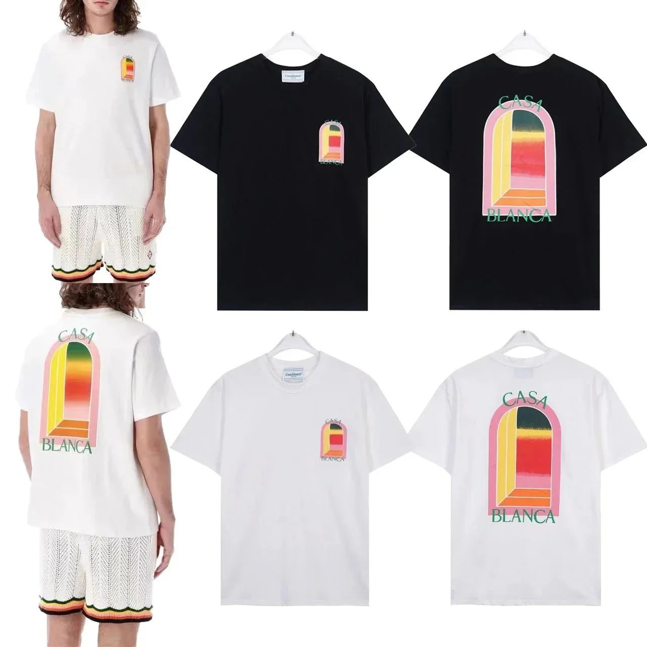 Casa Looking at the Beauty of the World Graphic T-Shirt Black - 3
