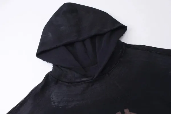 Balenciaga BB Logo Acid Wash Hoodie - 4