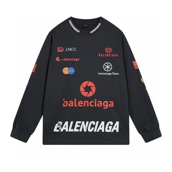 Balenciaga BB Logo Acid Wash Hoodie - 11