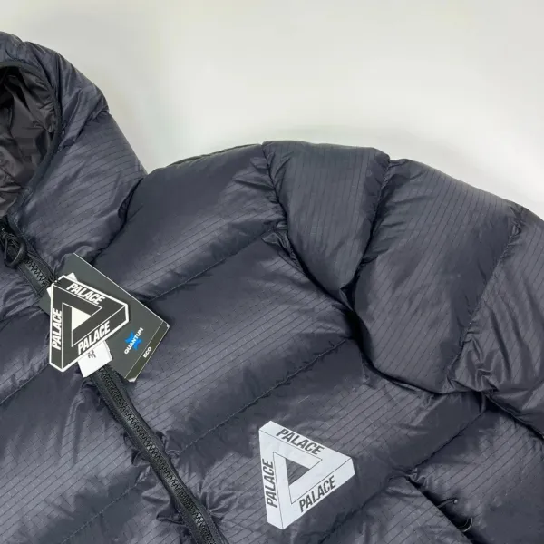 Palace Tri-Logo Down Jacket Black - 4