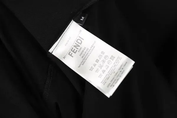 Fendi FF Monogram All-Over Black T-Shirt - 7