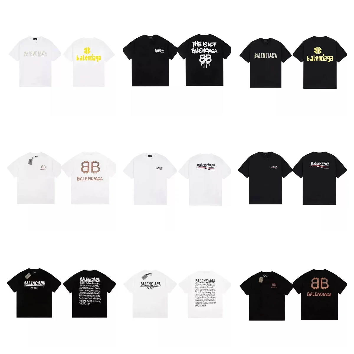 Balenciaga T-shirts（30+tyle ）