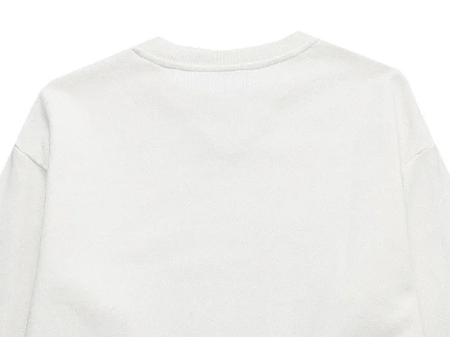 Prada Hoodies & Sweatshirts Crewneck sweatshirt with triangle logo badge product detail image 5
