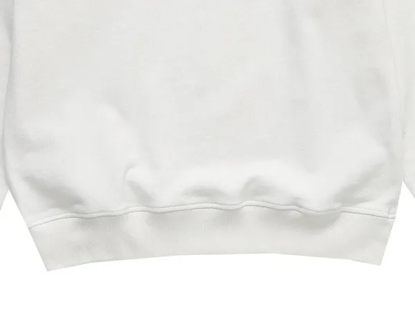 Prada Logo Embroidered Cream Sweater - 9