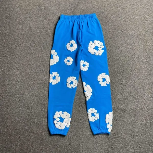 Off-White Floral Embroidered Sweatpants Black - 4