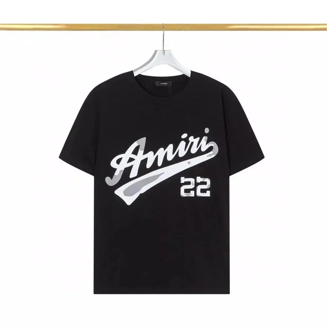 Amiri Script Logo 22 Black T-Shirt - 1