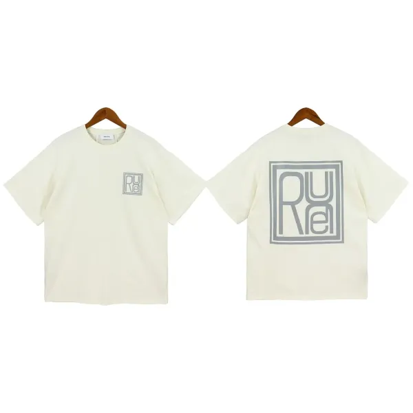 Rhude Banque de Rhude Black Graphic T-Shirt - 7