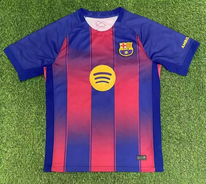 FC Barcelona x Spotify 2024-25 Home Jersey Blue-Red Gradient - 1
